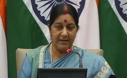 swaraj to Pak.